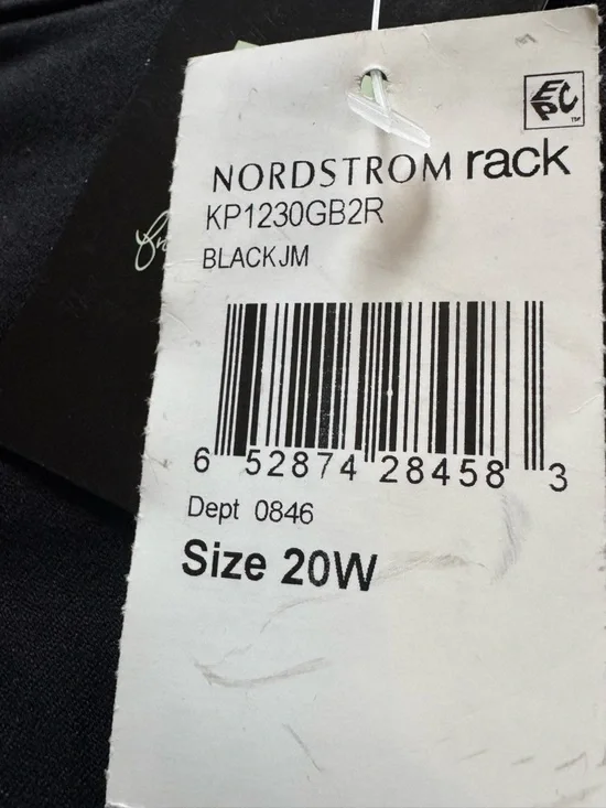 Kut from the Kloth Black Carlo Ankle Crop Jeans 20W NWT - Picture 5 of 6